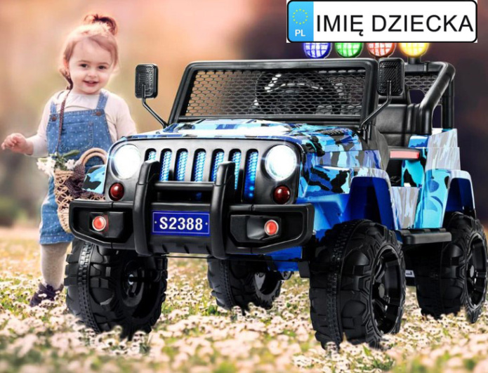 JEEP Wrangler na akumulator dla dziecka